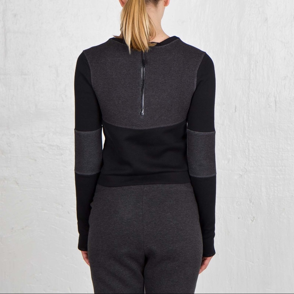 Nike Tech Crew Neck Pullover Back Zip Jacket - image 4